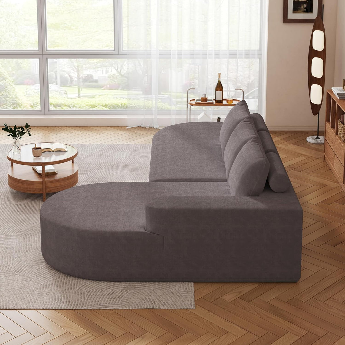 Gray Right Chaise W834S00452