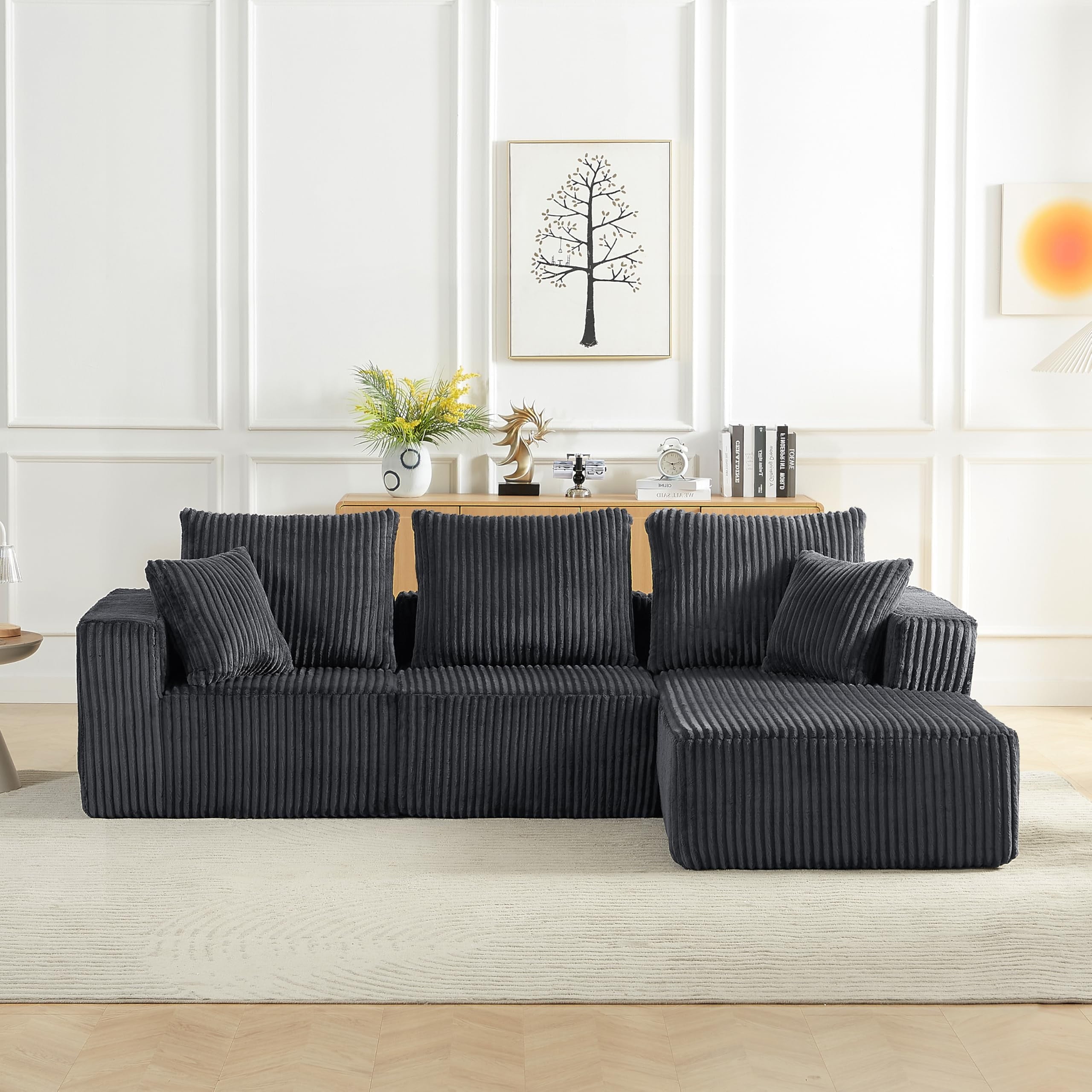 Dark Gray Right Facing Chaise W2339S00048