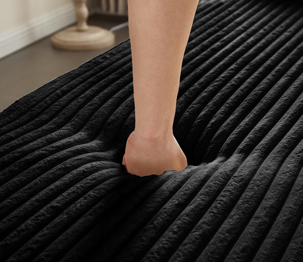 Black Plush Corduroy W1885P347089
