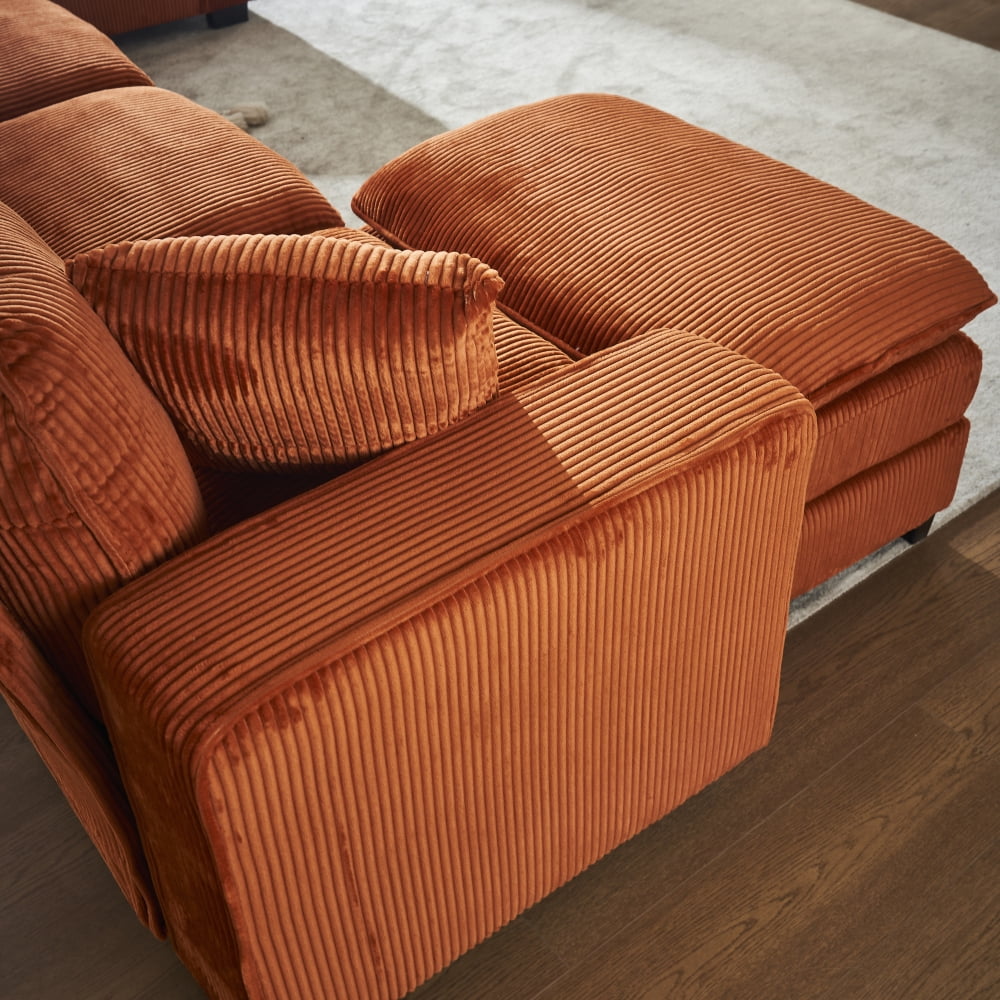 Orange + Corduroy + 7 Seat W2363S00043
