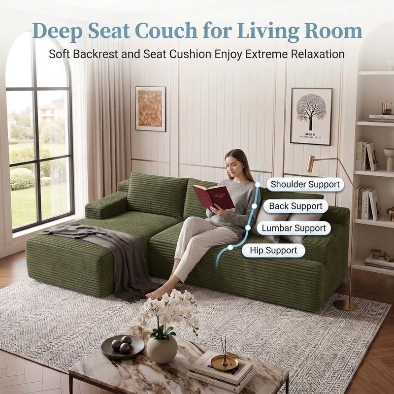 Green Left Facing Chaise W5571P500141gen