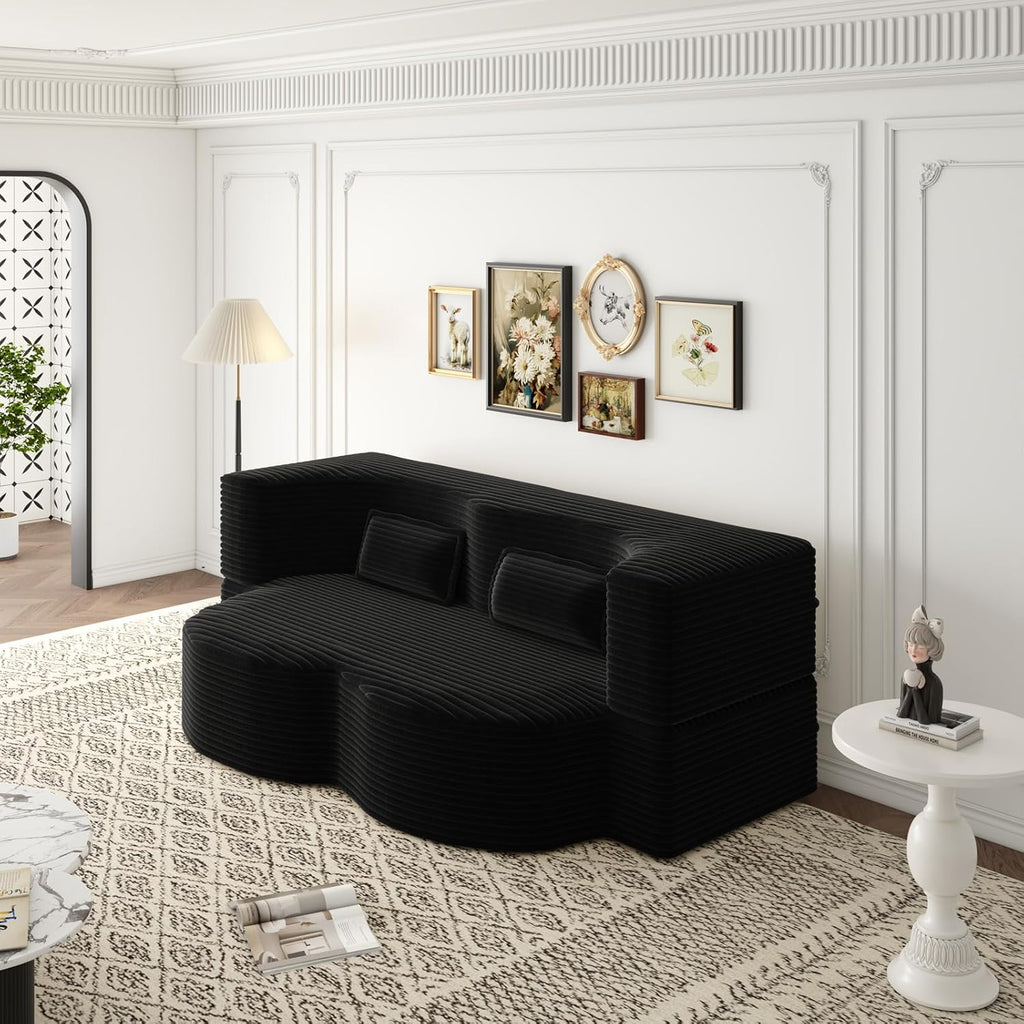 Black Plush Corduroy W1885P347089