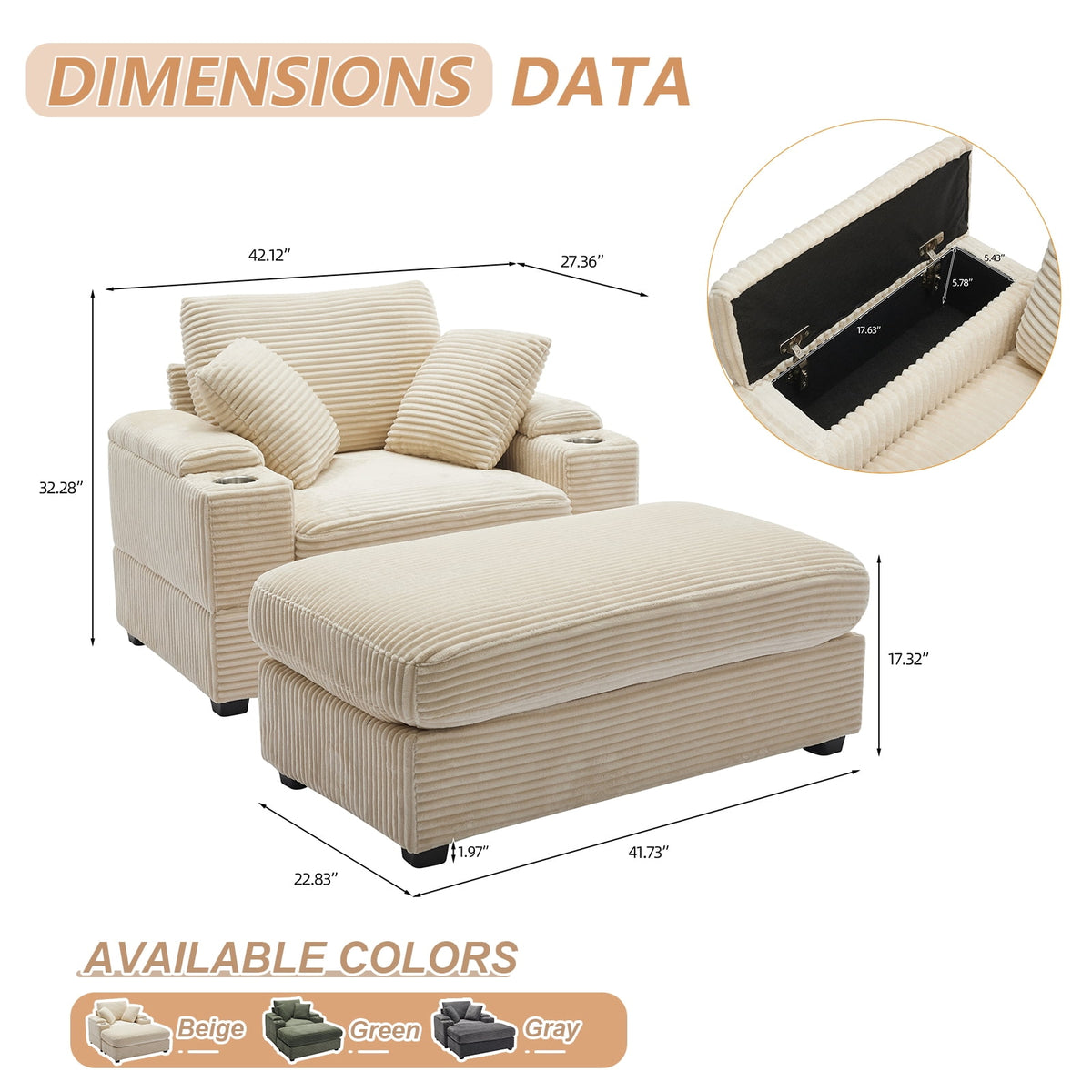 Beige+Corduroy W2120S00003