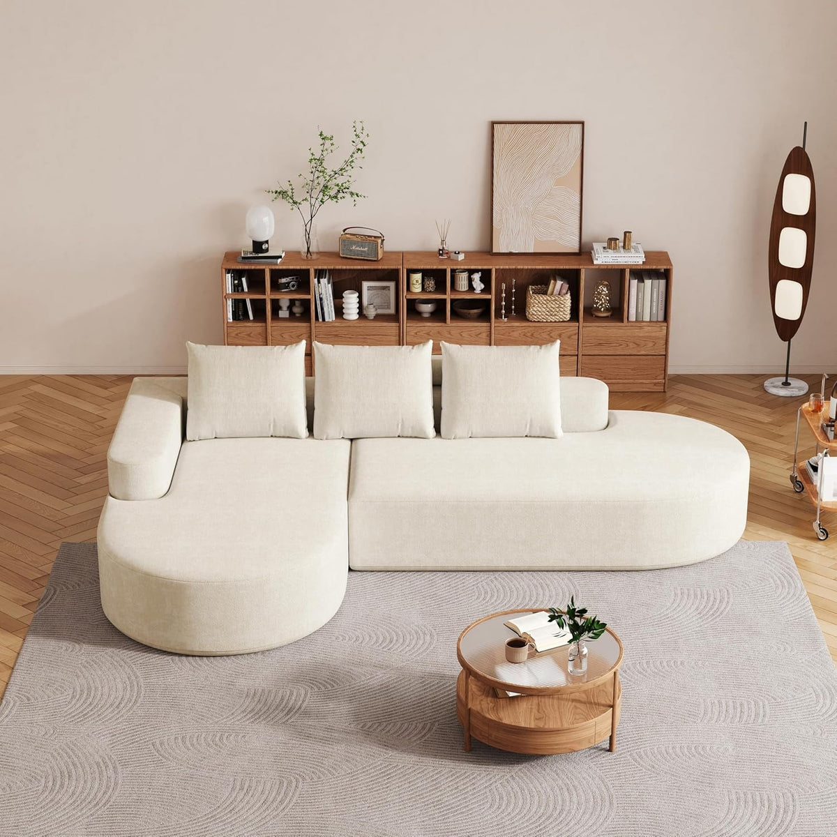 Beige Left Chaise W834S00454