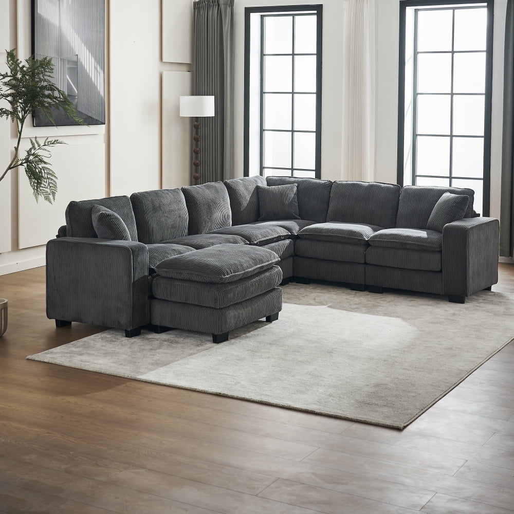 Grey + Corduroy + 7 Seat W2363S00041