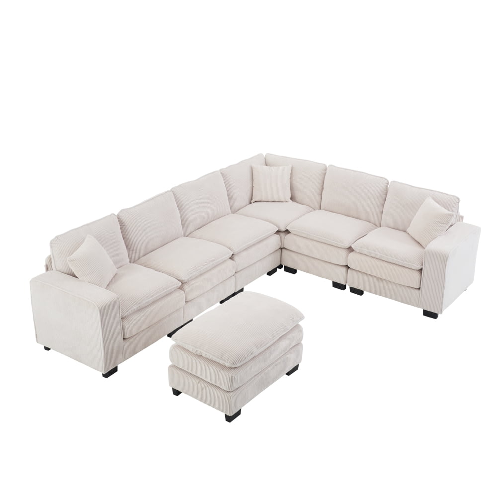 White + Corduroy + 7 Seat W2363S00039