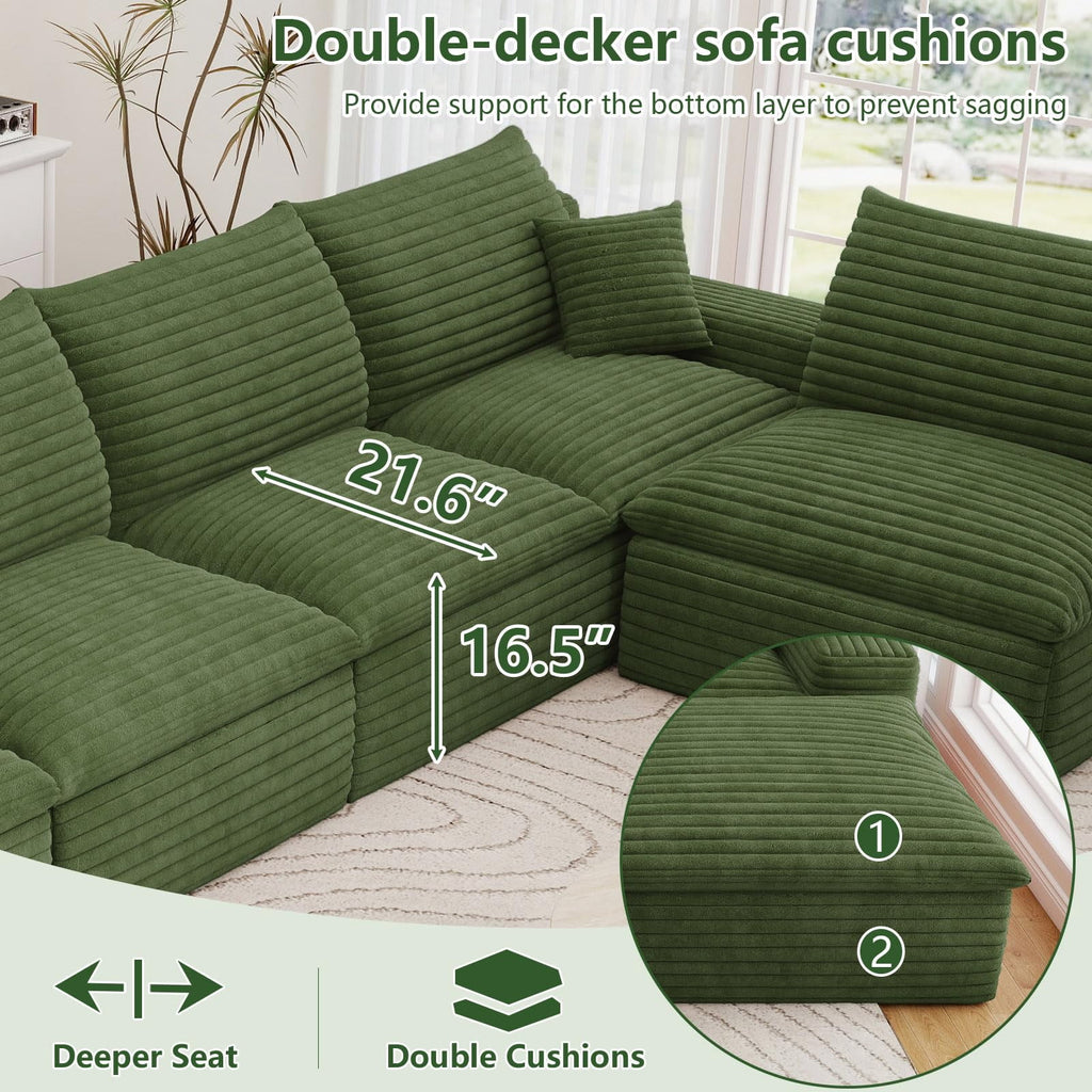 Green U-8 Seater W2824DIY153-ZZ