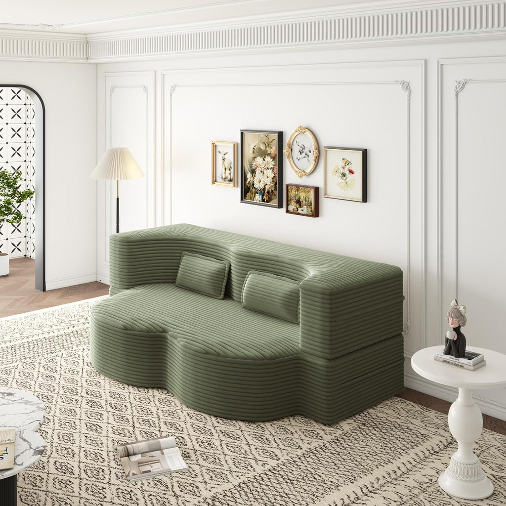 Green Plush Corduroy W1885P369586