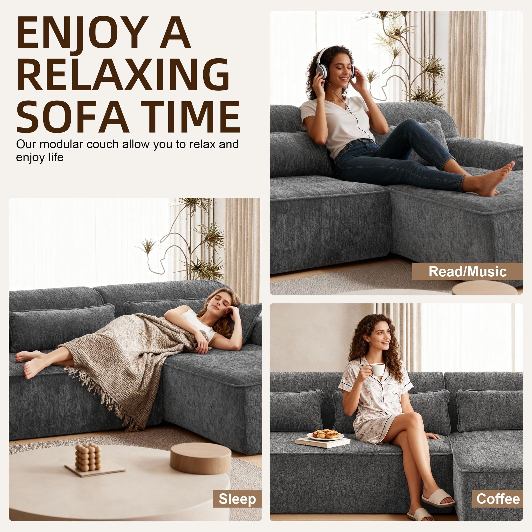 Gray Right Facing Chaise W2339S00070