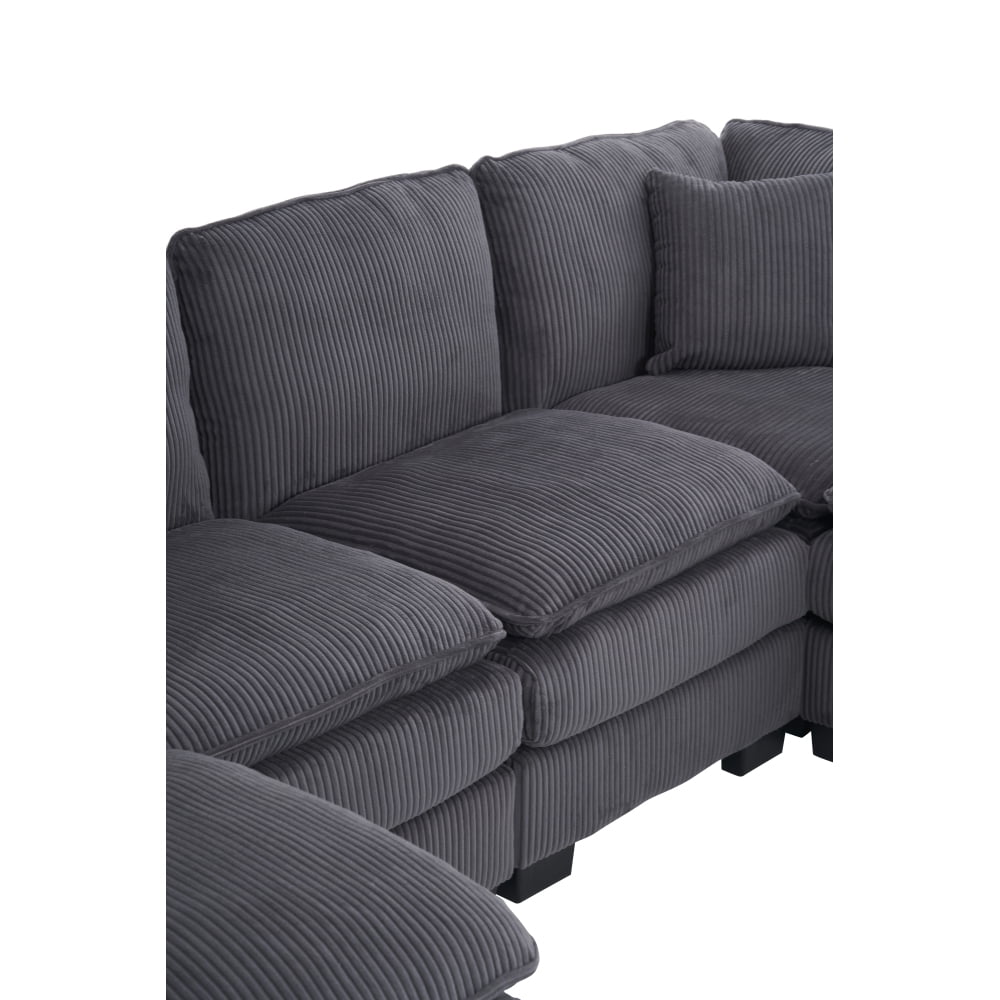 Grey + Corduroy + 7 Seat W2363S00041