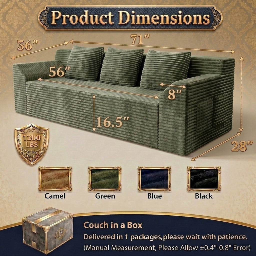 Green Diagonal Armrest W5571P440915-ZZ//