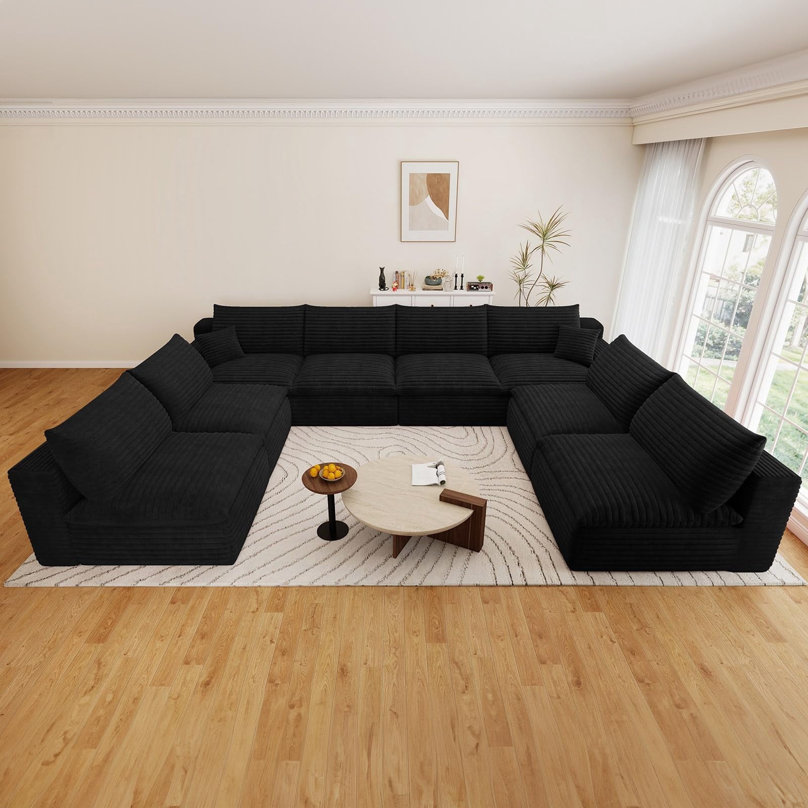 Blcak U-8 Seater W2824DIY108-ZZ