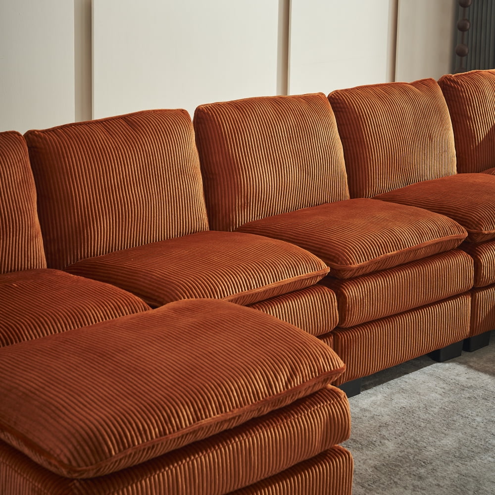 Orange + Corduroy + 7 Seat W2363S00043