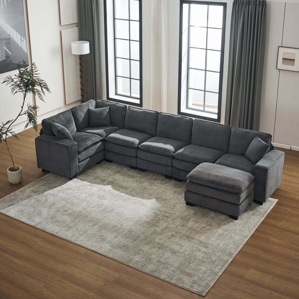 Grey + Corduroy + 7 Seat W2363S00041