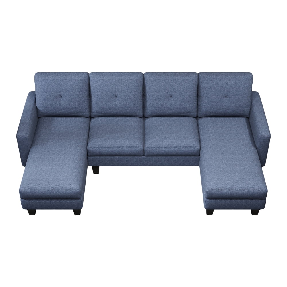 Blue + Linen + Foam + 4 Seat W1669S00004