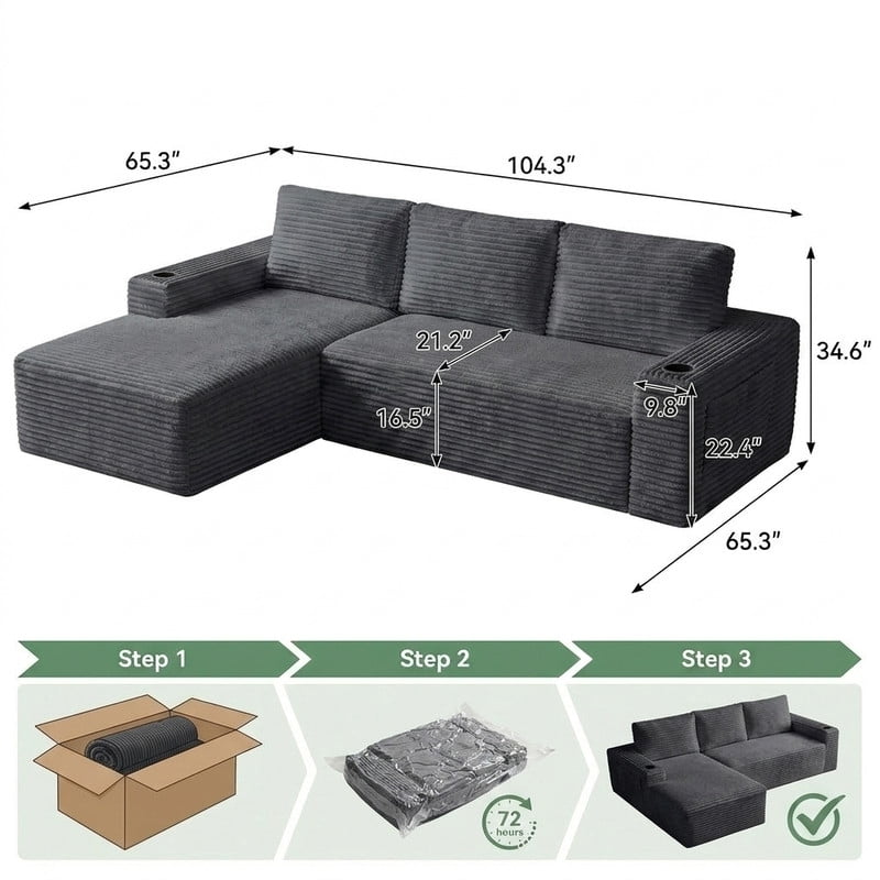 Dark Gray 105 Left W5515S00020