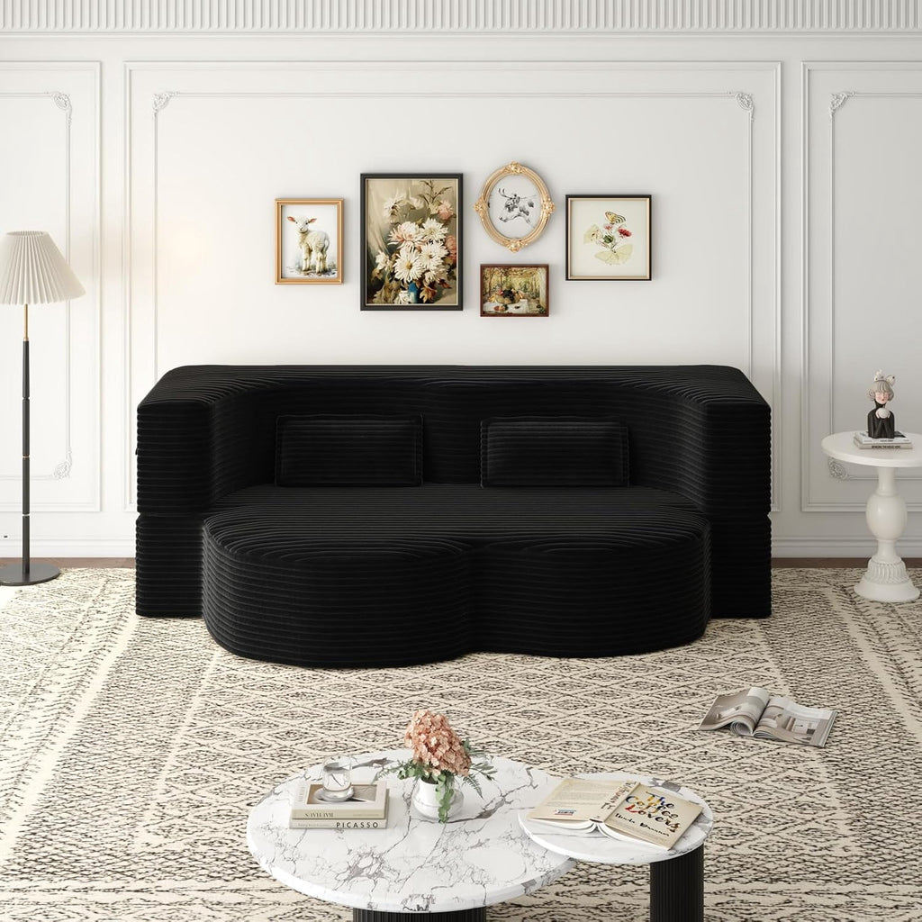 Black Plush Corduroy W1885P347089