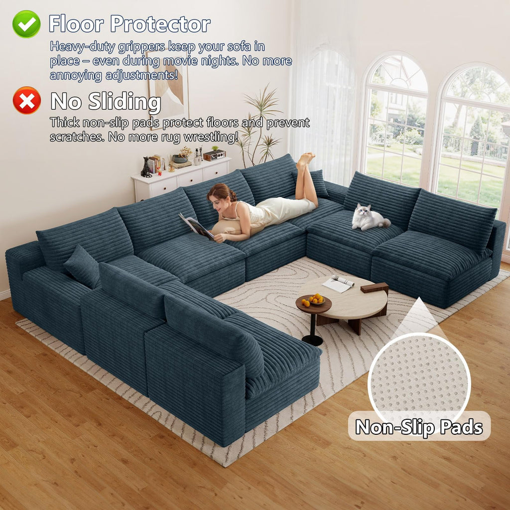 Blue U-8 Seater W2824DIY145-ZZ