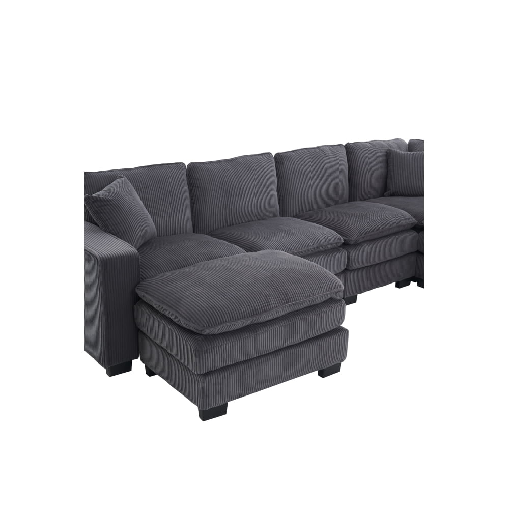 Grey + Corduroy + 7 Seat W2363S00041